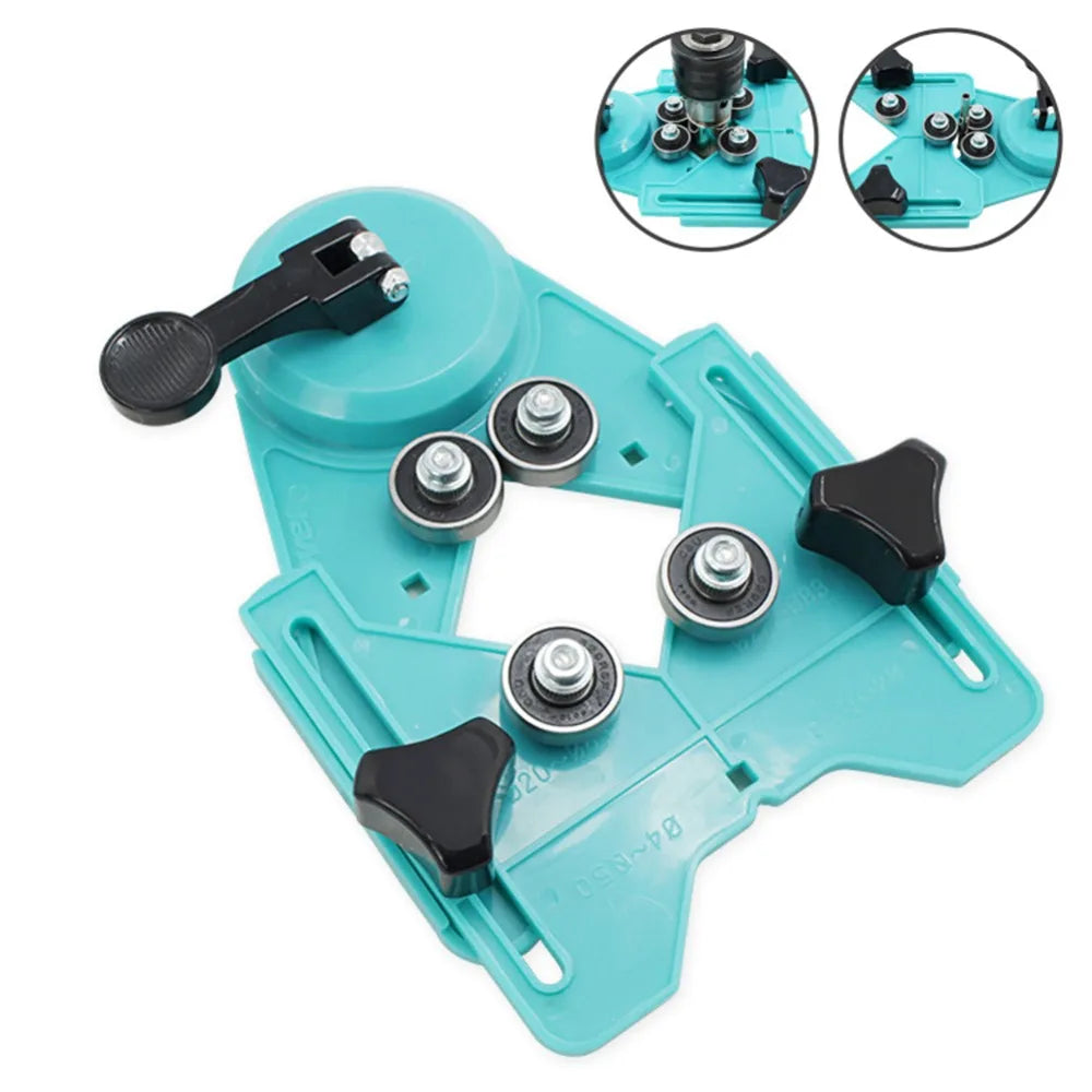 Ceramic Tile Glass Locator Diamond Opening Positioning Guide Drill Bit Guide Hole Clamping Range Construction Tools Drill Guide