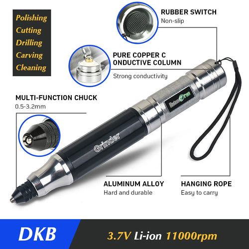 1 Set Cordless Drill Bit Tool Dremel Mini Drill New Mini Electric Drill Power Tools Engraver Electric Pen Diy Cutting