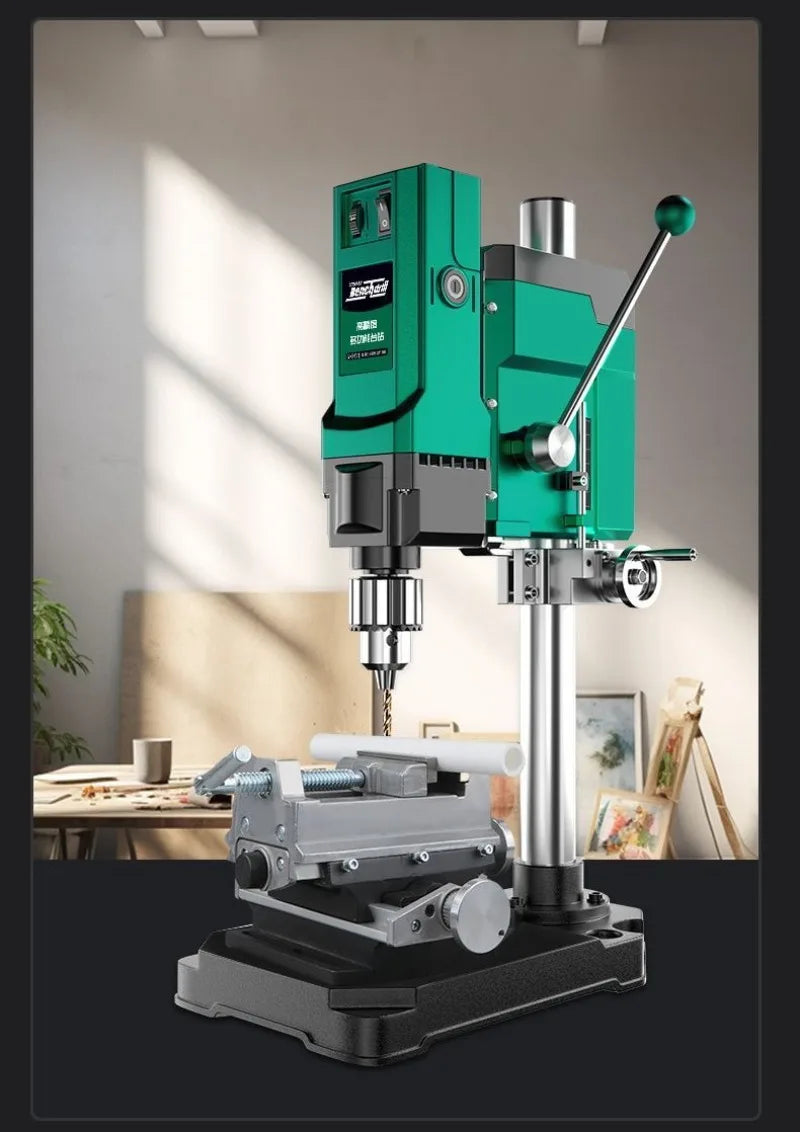 Table Type Drill Machine Small Household Multi-functional 220V High-power High Precision Industrial-grade Drilling Machine