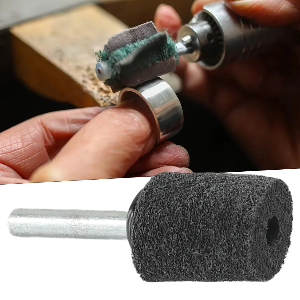 Grinding Polishing Head Electric Drill Bit Wheel 1/4inch Shank 20/25/30/40/50mm For Dremel Rotary Accessories Power Wood Tools