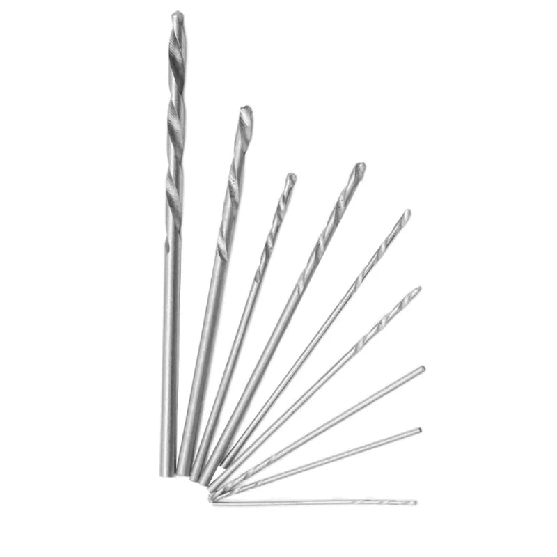 1/11 Piece Mini Tool Set With Black Hand Twist Drill 10 Piece Twist Drill For Woodworking Drilling And Rotary Wood Hole Tools