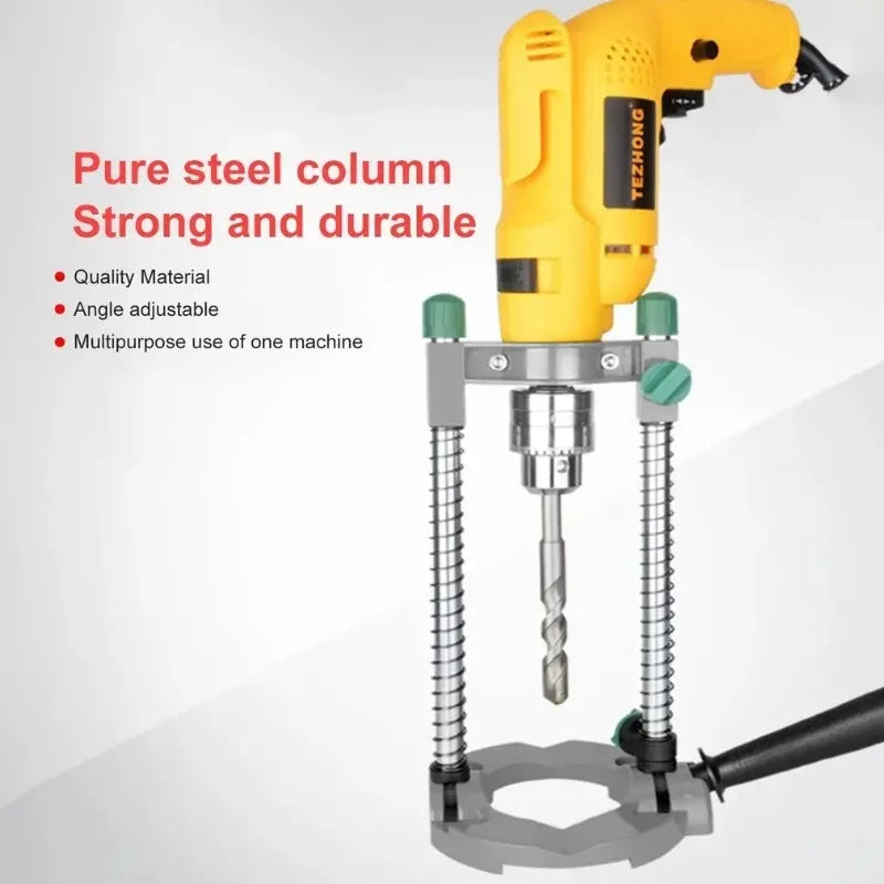 Power tools electric drill stand multifunctional aluminum mini mobile drill stand DIY hand tools for woodworking drilling