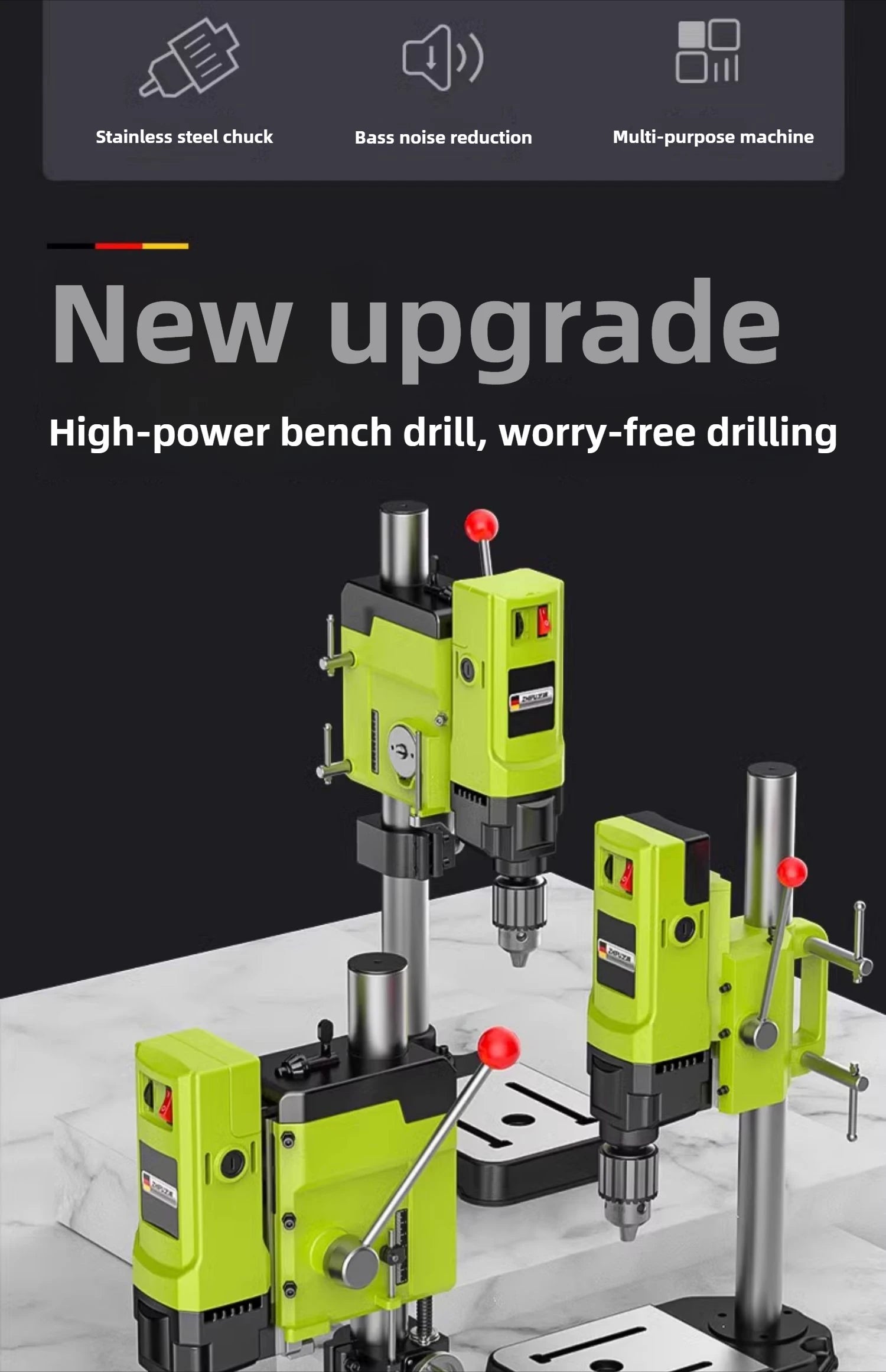 Drill Small Household 220v High Power Industrial Drilling Machine Milling Machine Workbench Multifunctional High Precision