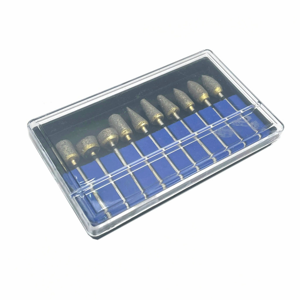 10pcs Dental HP Diamond Burs Full Sintered Diamond burs Grinding tools drill