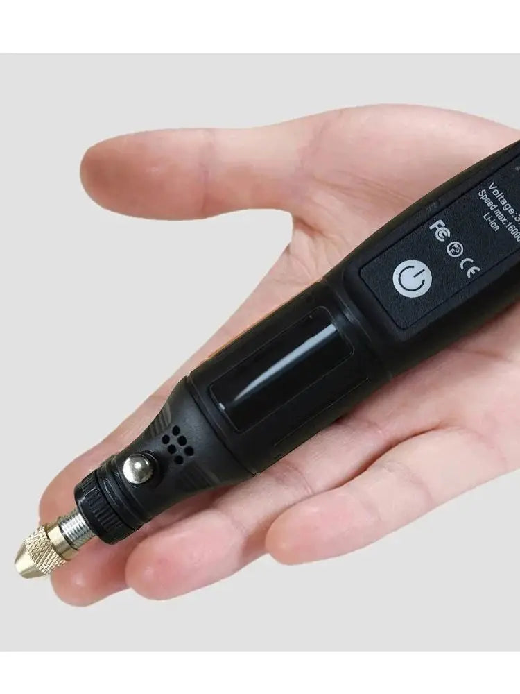 Mini Electric Drill USB Wireless Mini Handheld Drill Rotary Tool Woodworking Engraving Pen Dremel Tools for Jewelry Metal Glass