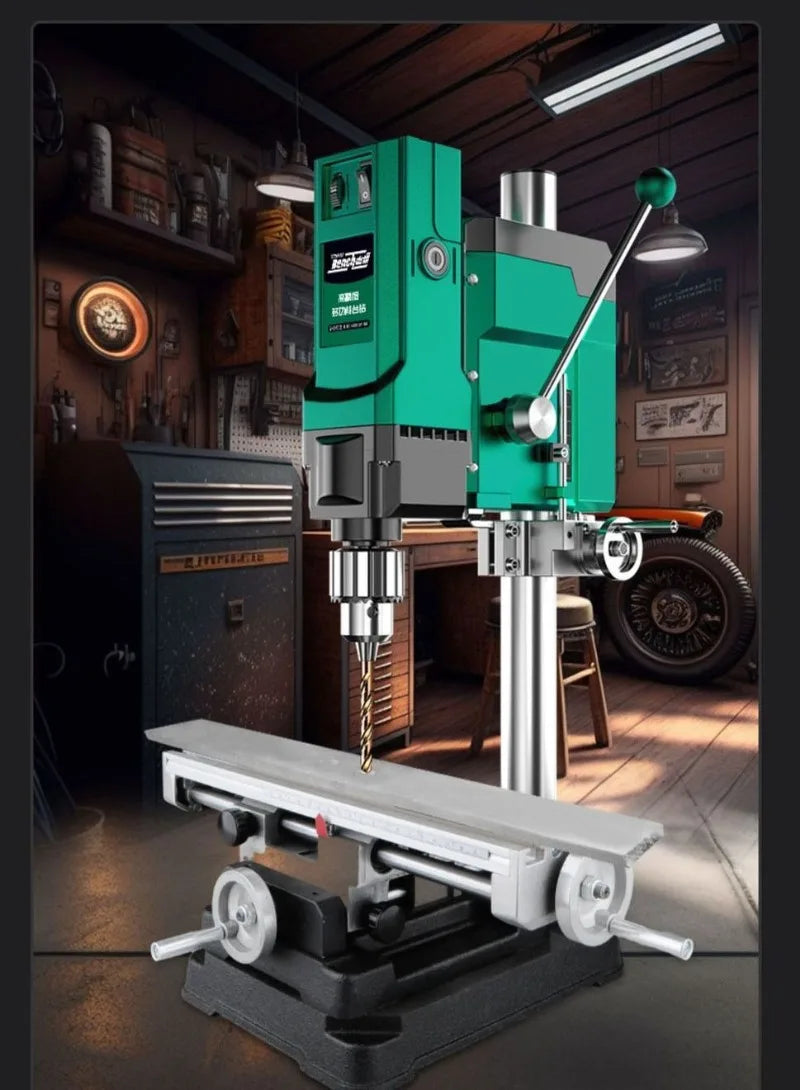 Table Type Drill Machine Small Household Multi-functional 220V High-power High Precision Industrial-grade Drilling Machine