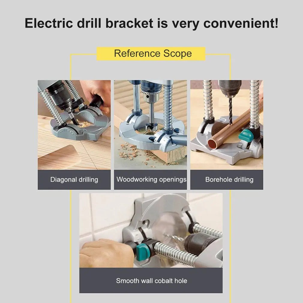 Power tools electric drill stand multifunctional aluminum mini mobile drill stand DIY hand tools for woodworking drilling