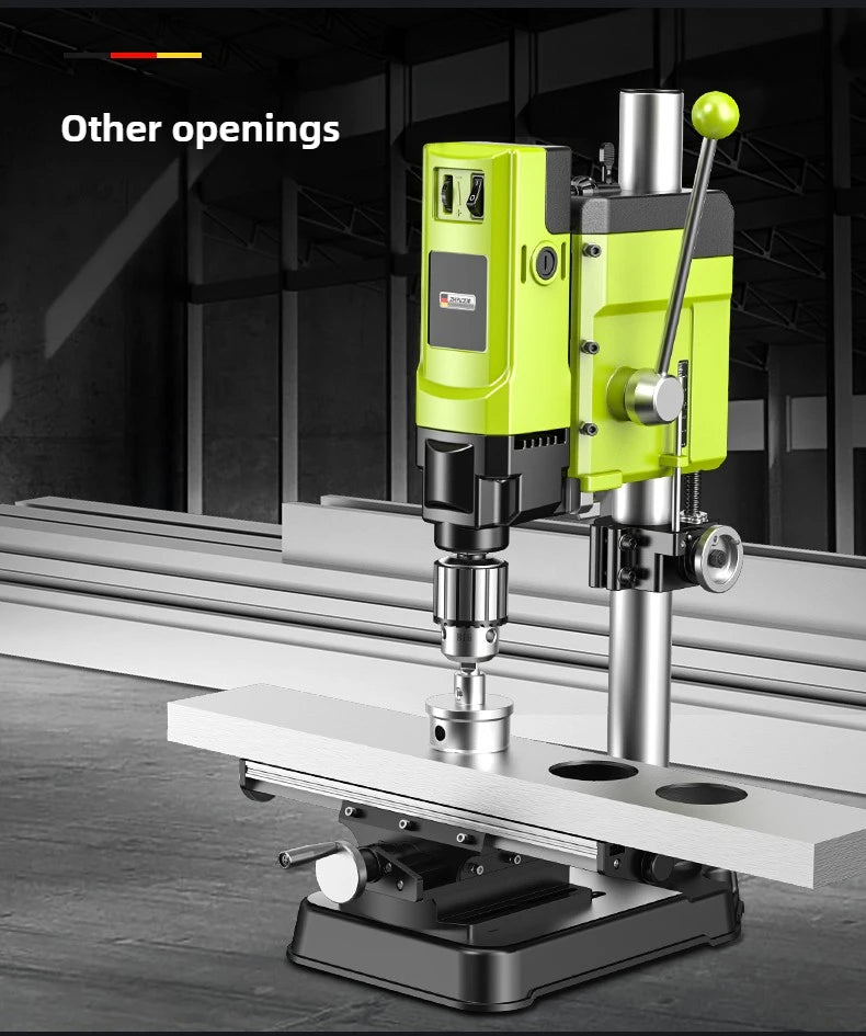 Drill Small Household 220v High Power Industrial Drilling Machine Milling Machine Workbench Multifunctional High Precision