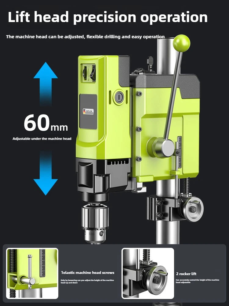 Drill Small Household 220v High Power Industrial Drilling Machine Milling Machine Workbench Multifunctional High Precision