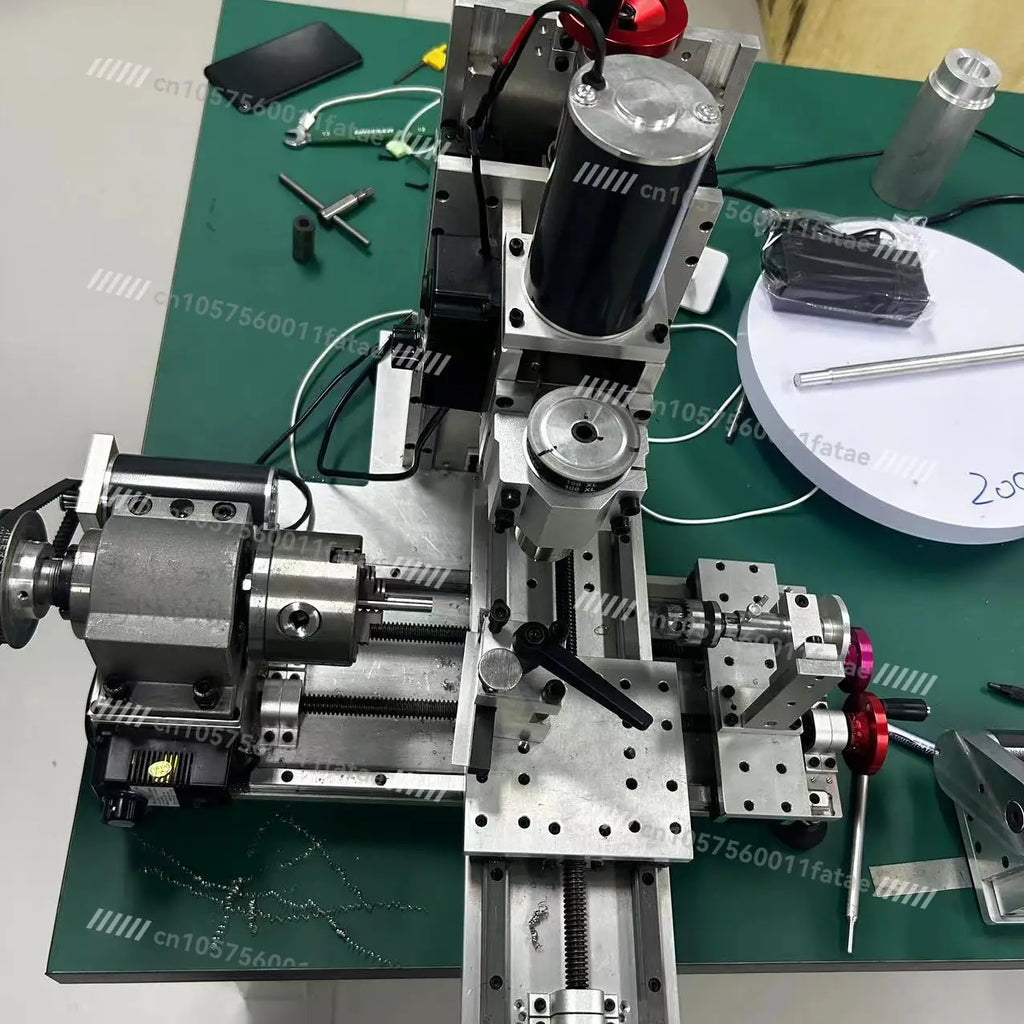 DIY Turning, Milling and Drilling Machine, Household Type Lathe, Milling Machine Drilling