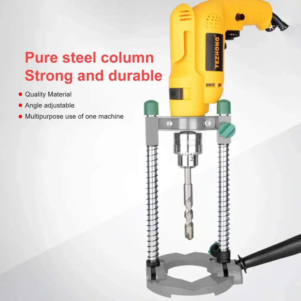 Power tools electric drill stand multifunctional aluminum mini mobile drill stand DIY hand tools for woodworking drilling