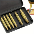 Damaged Screw Extractor Set HSS Drill Bit Stripped Broken Remover Small Easily Quickly Take Out Kit Easy Demolition Power Tools
