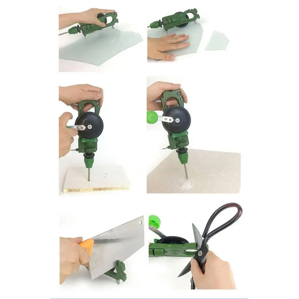 Powerful Manual Drill DIY Woodworking Hand Drill DIY Tool Hand Drill Woodworking Multifunctional  Manual Drill for Wood