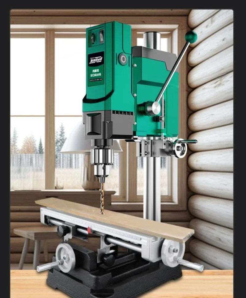 Table Type Drill Machine Small Household Multi-functional 220V High-power High Precision Industrial-grade Drilling Machine