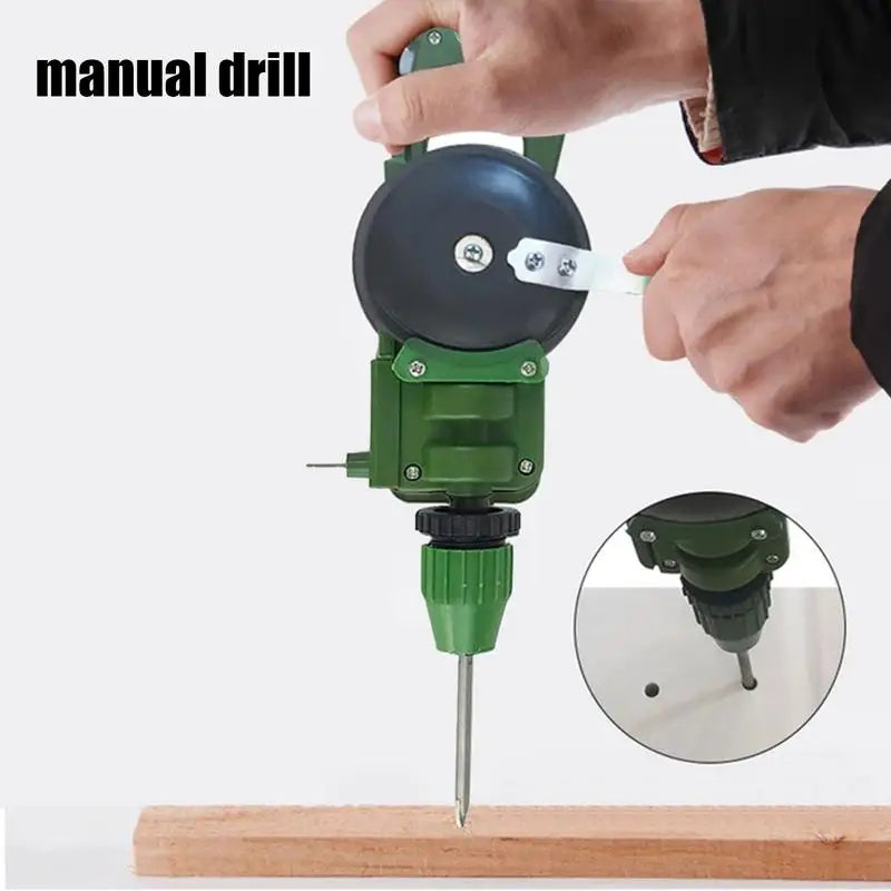 Powerful Manual Drill DIY Woodworking Hand Drill DIY Tool Hand Drill Woodworking Multifunctional  Manual Drill for Wood