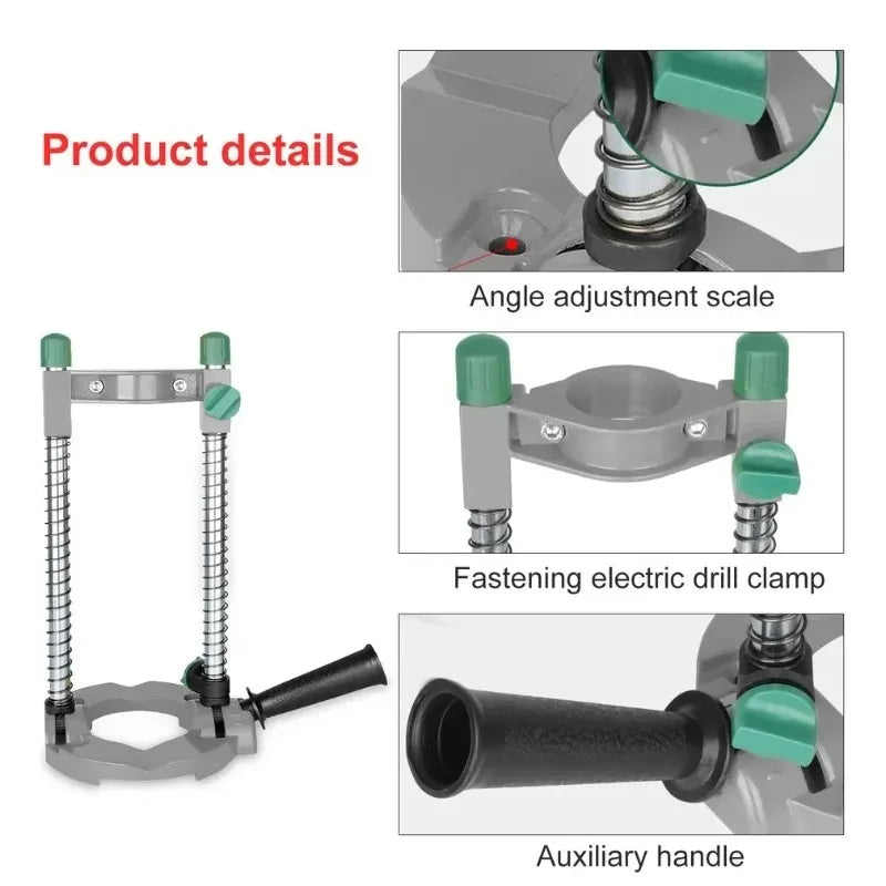 Power tools electric drill stand multifunctional aluminum mini mobile drill stand DIY hand tools for woodworking drilling