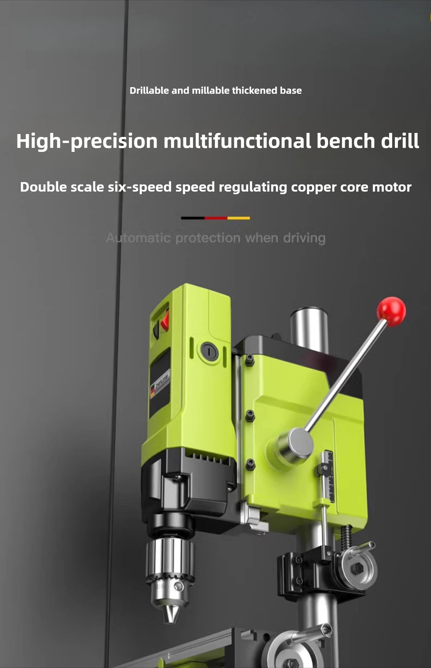 Drill Small Household 220v High Power Industrial Drilling Machine Milling Machine Workbench Multifunctional High Precision