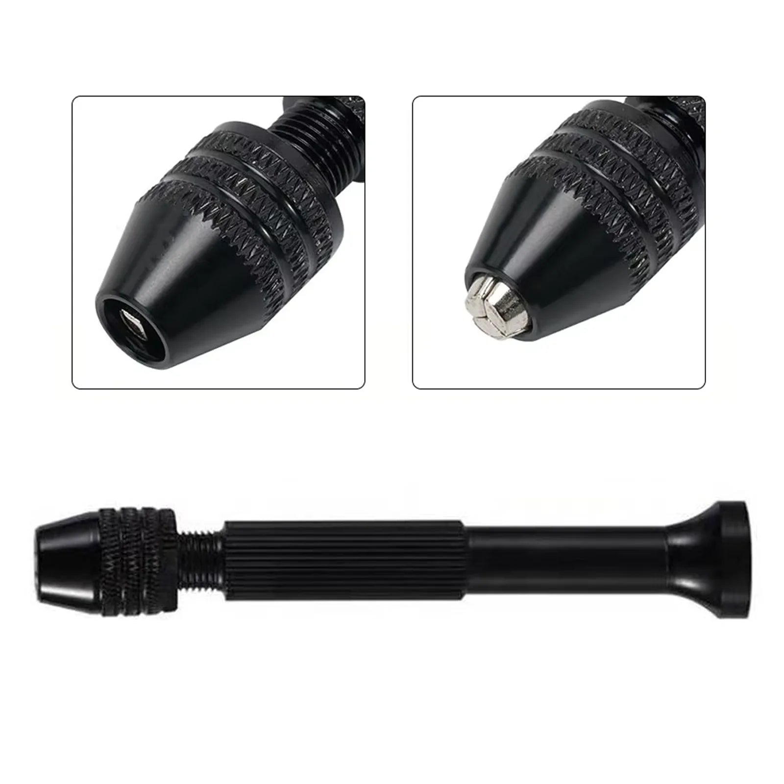 1/11 Piece Mini Tool Set With Black Hand Twist Drill 10 Piece Twist Drill For Woodworking Drilling And Rotary Wood Hole Tools