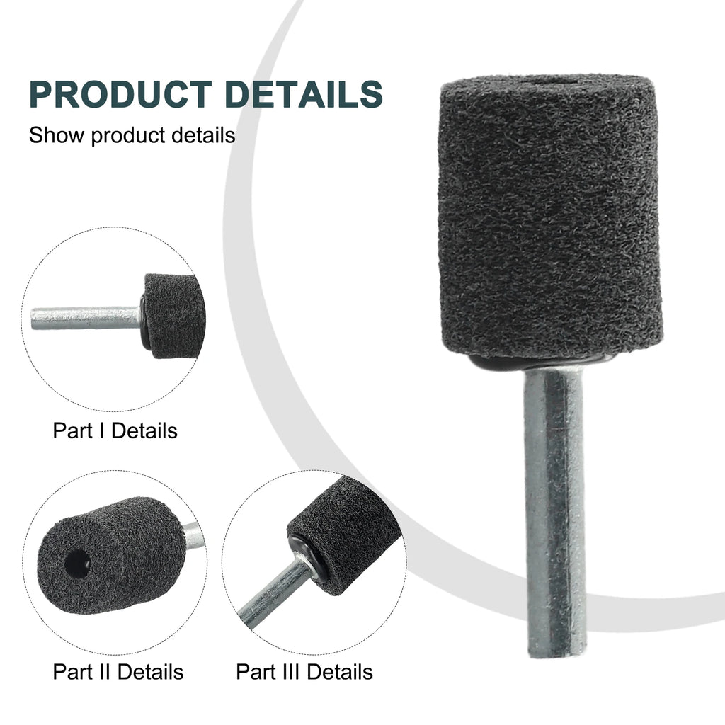 Grinding Polishing Head Electric Drill Bit Wheel 1/4inch Shank 20/25/30/40/50mm For Dremel Rotary Accessories Power Wood Tools