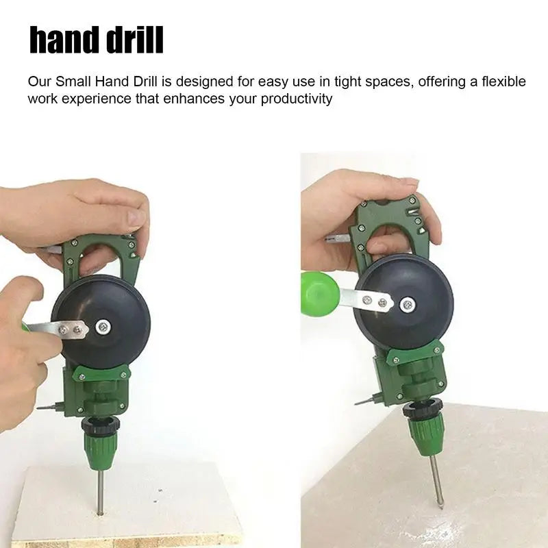 Powerful Manual Drill DIY Woodworking Hand Drill DIY Tool Hand Drill Woodworking Multifunctional  Manual Drill for Wood